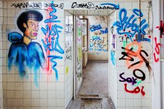 Anscharpark · Graffiti-Räume