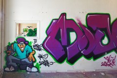 Anscharpark · Graffiti-Wand