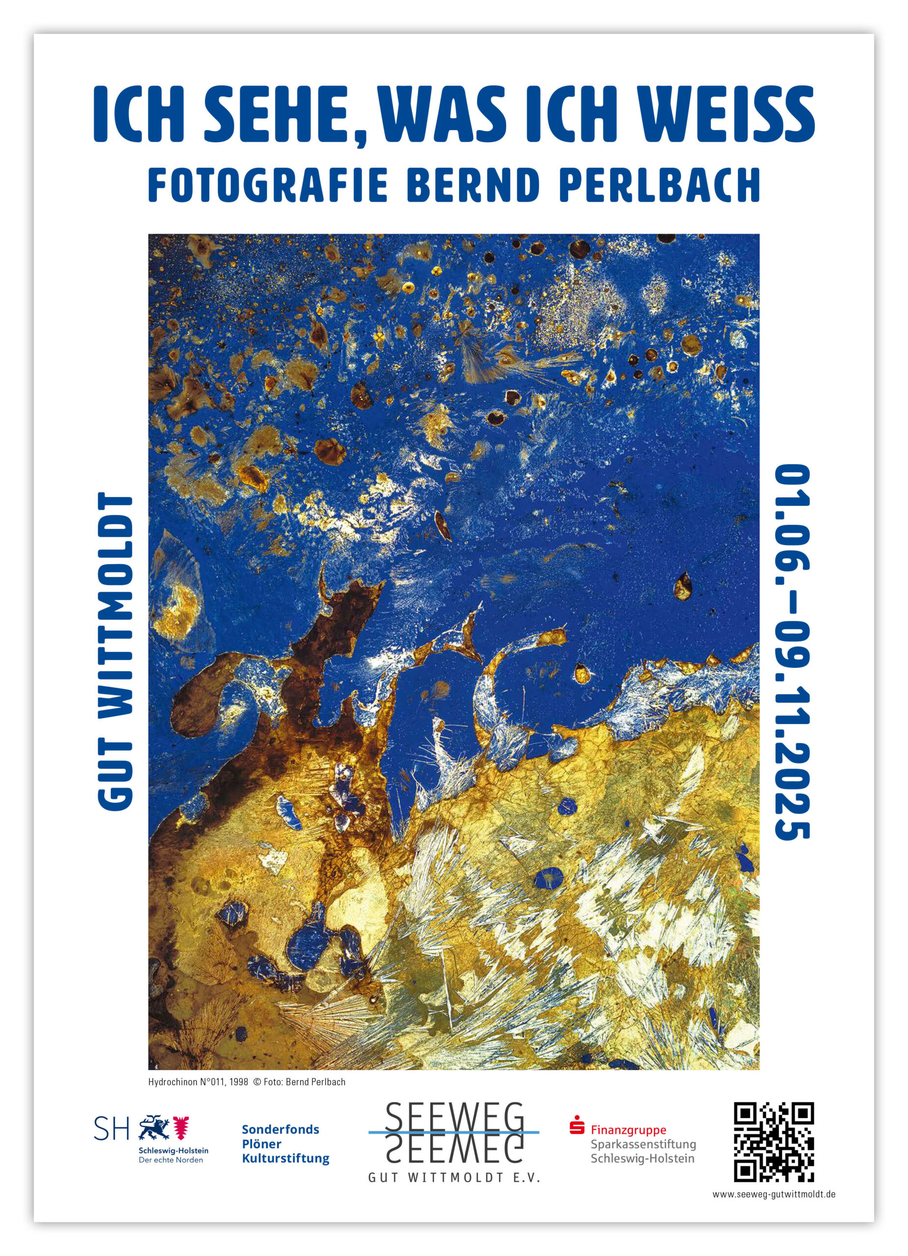 Ausstellung · Ich sehe, was ich weiss · Fotografie Bernd Perlbach · Plakat